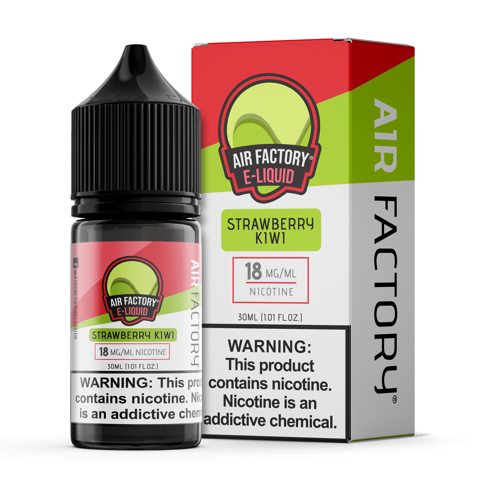 Air Factory Strawberry Kiwi 30ml Nic Salt Vape Juice