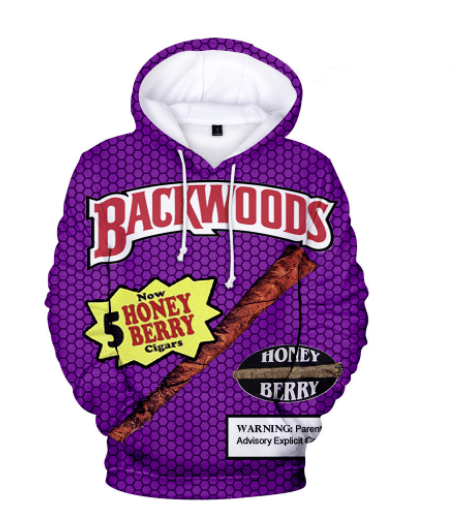 Backwoods Merch Red Backwoods Hoodie Sweatshirt