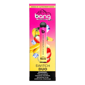 Bang Disposable Vape Banana Ice | Strawberry Banana Bang XXL Switch Duo Disposable Vape
