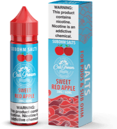 Sweet Red Apple 60ml Vape Juice - California Grown Sub-Ohm Salts