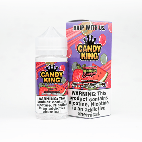 Candy King Strawberry Watermelon Bubblegum Vape Juice  100ml