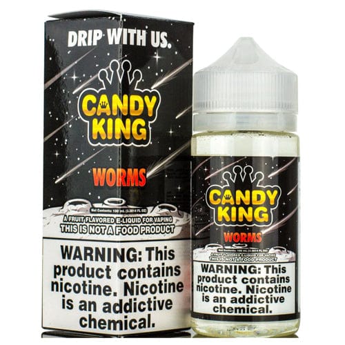 Candy King Worms Synthetic Nicotine 100ml Vape Juice