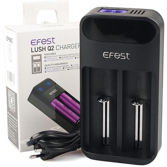 Efest LUSH Q2 Dual Slot Battery Charger