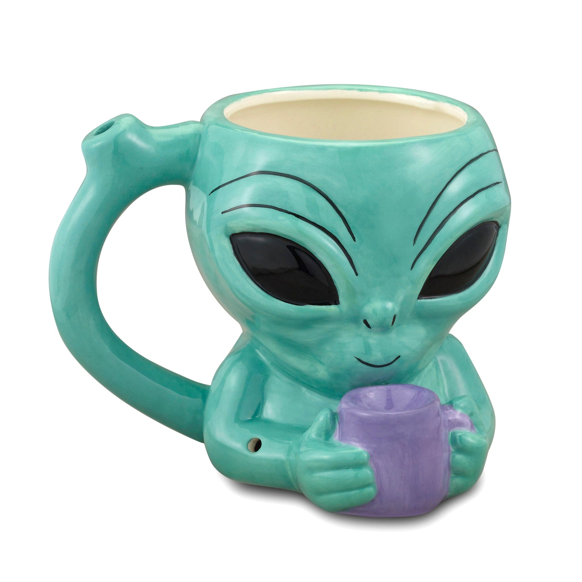 Eightvape Alternatives Alien Novelty Wake n Bake Coffee Mug Pipe