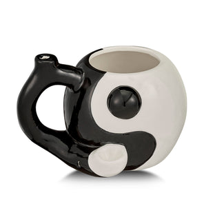 Eightvape Alternatives Yin & Yang Novelty Wake n Bake Coffee Mug Pipe