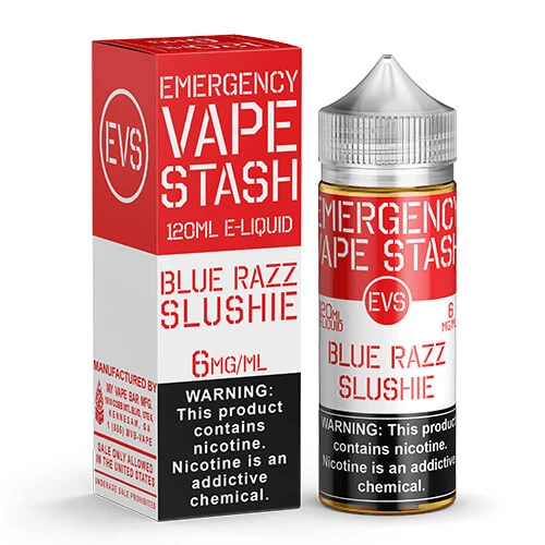 Blue Razz Slushie 120ml Vape Juice - Emergency Vape Stash