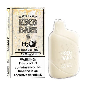 ESCO Bar Disposable Vape Vanilla Custard ESCO Bar H2O Disposable Vape (5%, 6000 Puffs)