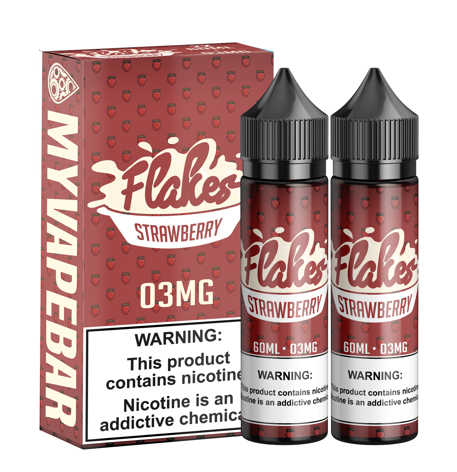 Strawberry 120ml Vape Juice - Flakes