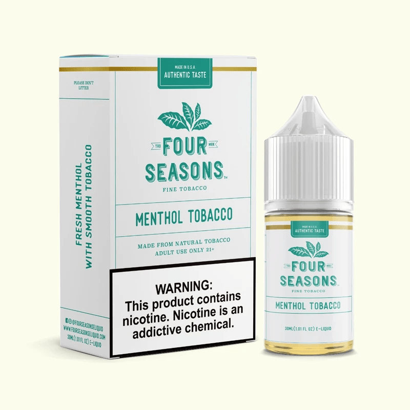 Four Seasons E-Liquids Menthol Tobacco 60ml Vape Juice