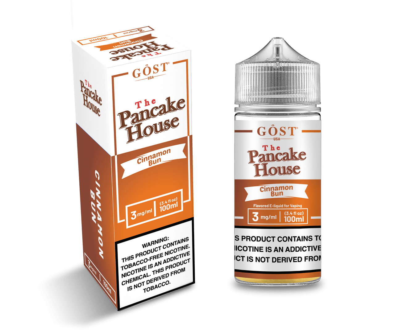 Pancake House Cinnamon Bun 100ml TF Vape Juice