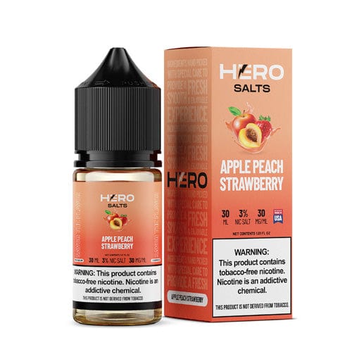 HERO Apple Peach Strawberry 30ml TF Nic Salt Vape Juice