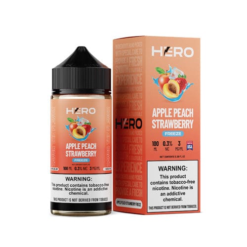 HERO Apple Peach Strawberry Freeze 100ml TF Vape Juice