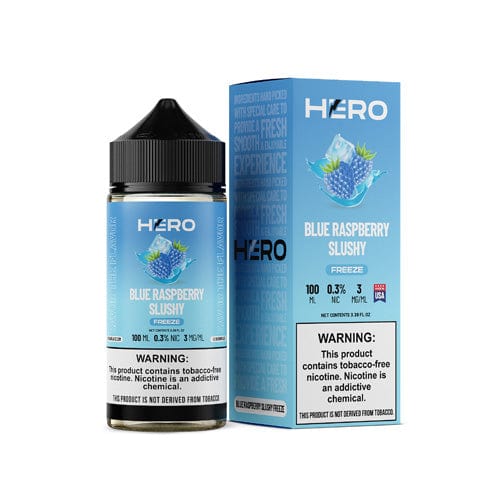 HERO Blue Raspberry Slushy Freeze 100ml TF Vape Juice