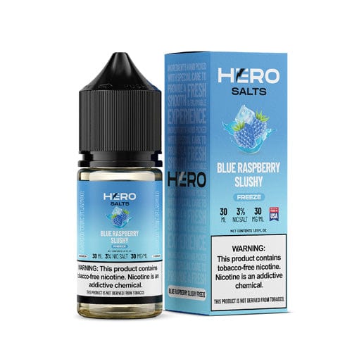 HERO Blue Raspberry Slushy Freeze 30ml TF Nic Salt Vape Juice