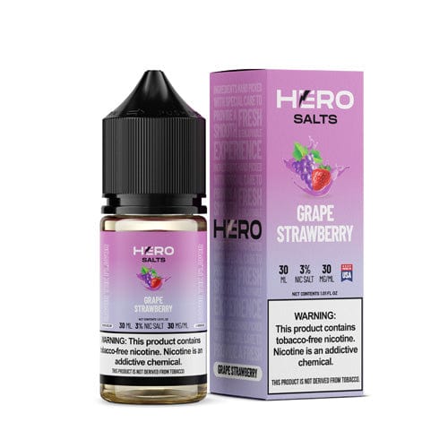 HERO Grape Strawberry 30ml TF Nic Salt Vape Juice