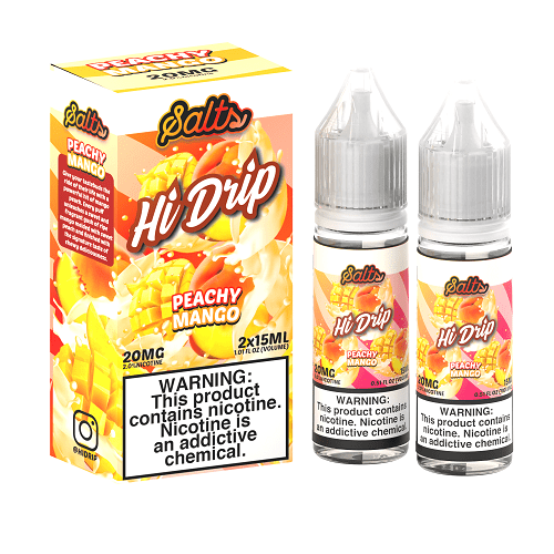 Peachy Mango 2x 15ml Nic Salt Vape Juice - Hi Drip