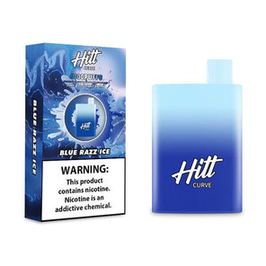 HITT Disposable Vape Blue Razz Ice Hitt Curve Disposable Vape (5%, 6000 Puffs)