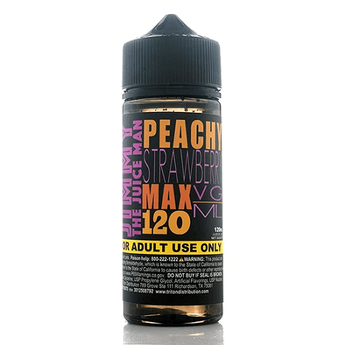 Peachy Strawberry 100ml Synthetic Nicotine Vape Juice - Jimmy the Juice Man
