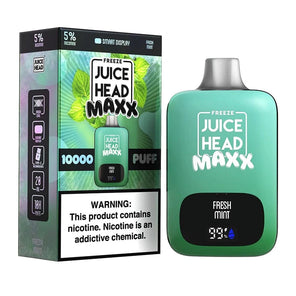 Juice Head Disposable Vape Freeze Fresh Mint Juice Head Maxx 10000 Disposable Vape