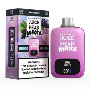 Juice Head Disposable Vape Freeze Grape Cooler Juice Head Maxx 10000 Disposable Vape