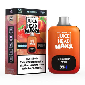 Juice Head Disposable Vape Freeze Strawberry Peach Juice Head Maxx 10000 Disposable Vape