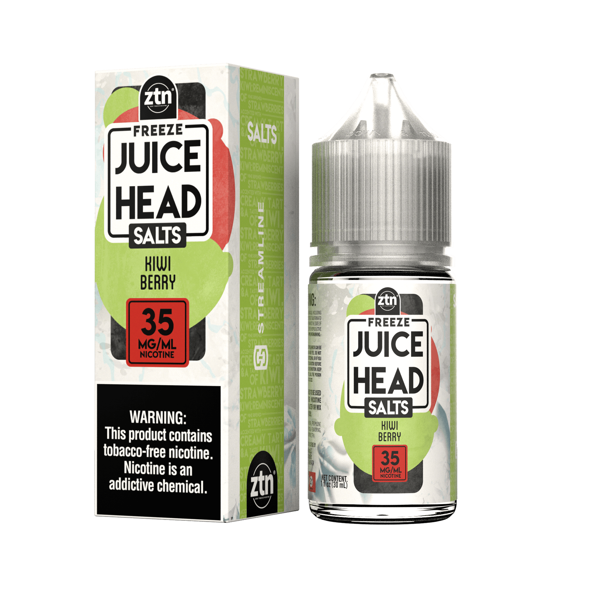 Kiwi Berry Freeze 30ml ZTN Nic Salt Vape Juice - Juice Head