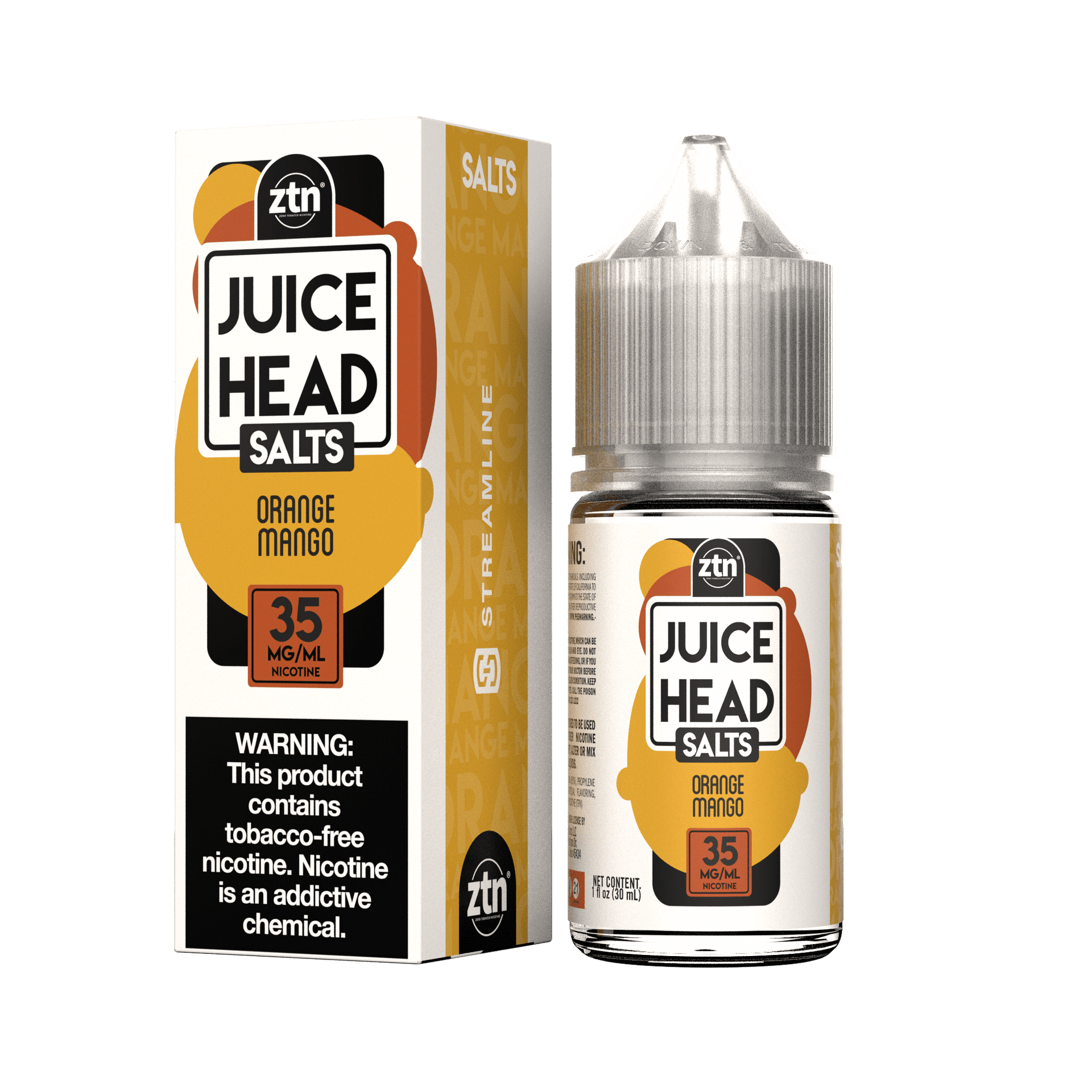 Juice Head Orange Mango 30ml Nic Salt ZTN Vape Juice