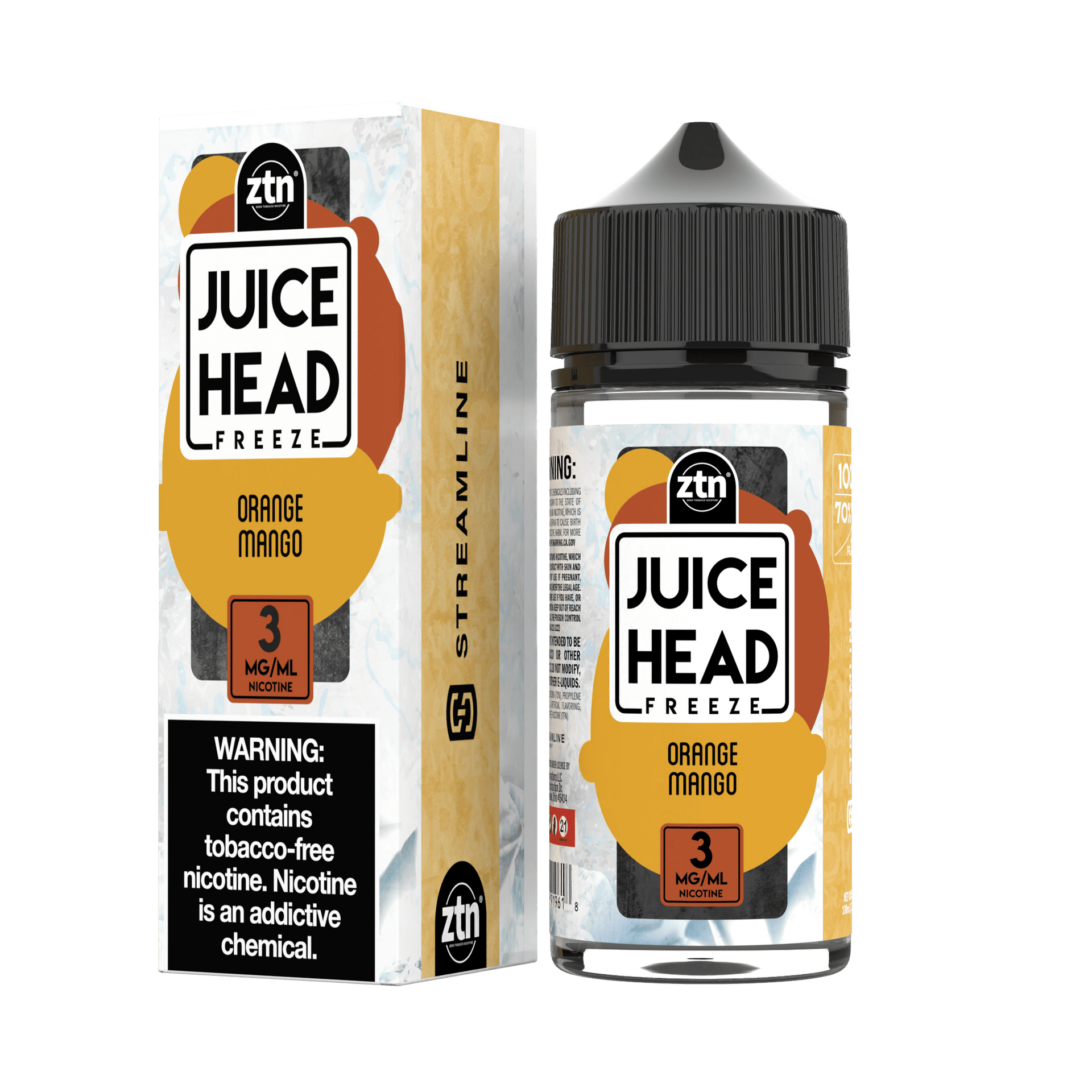 Juice Head Orange Mango Freeze 100ml ZTN Vape Juice