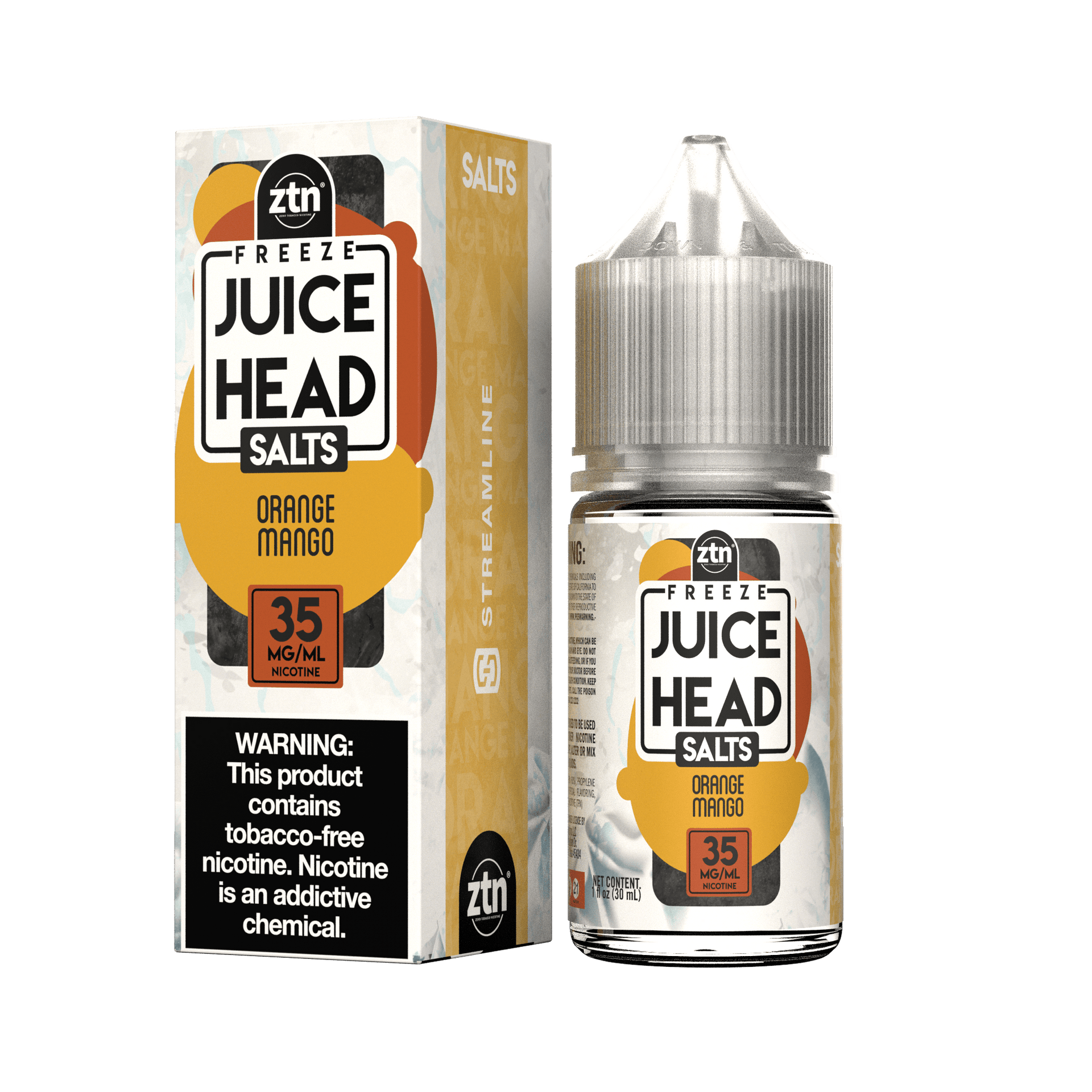 Juice Head Orange Mango Freeze 30ml Nic Salt ZTN Vape Juice