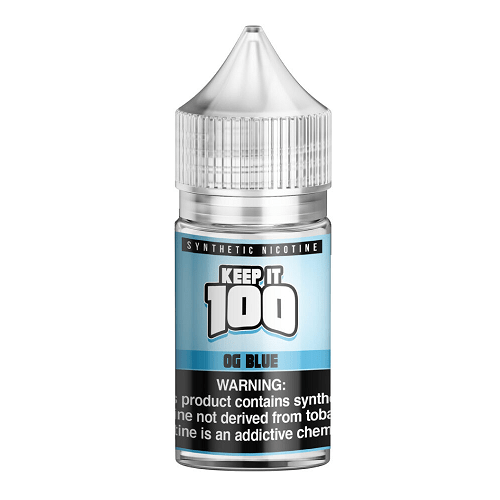 OG Blue 30ml Synthetic Nicotine Nic Salt Vape Juice - Keep It 100