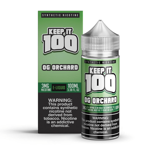 OG Orchard Synthetic Nicotine 100ml Vape Juice - Keep It 100