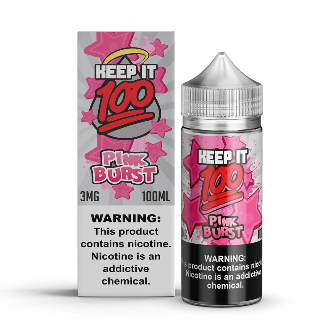 Pink Burst 100ml Vape Juice - Keep It 100