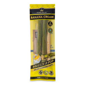 King Palm Banana Cream 🎁 King Palm Slim Cones (1.5g) (2x Pack) (100% off)