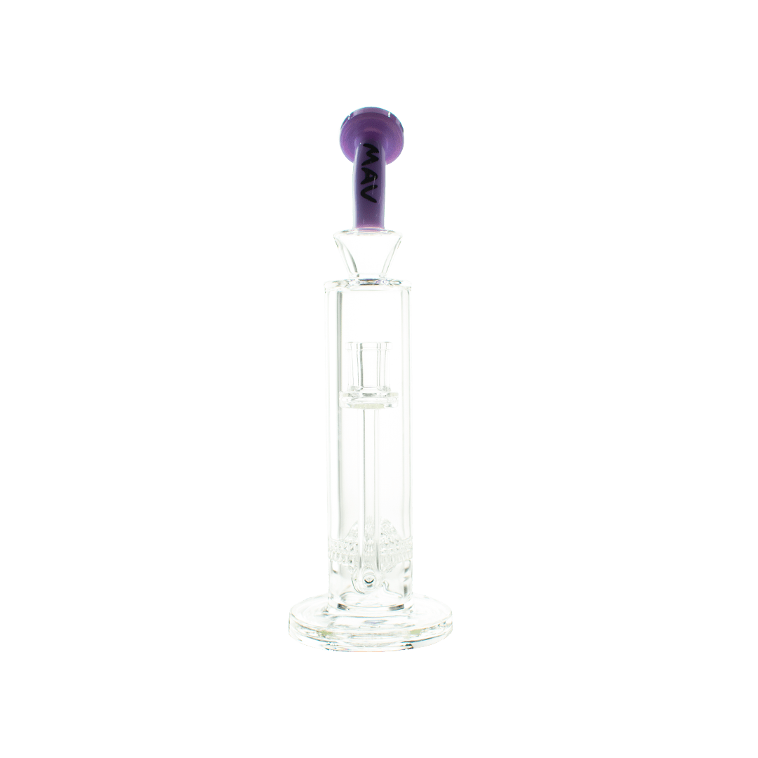 MAV Glass "Arcata" Honeyball 15" Bent Neck Bong