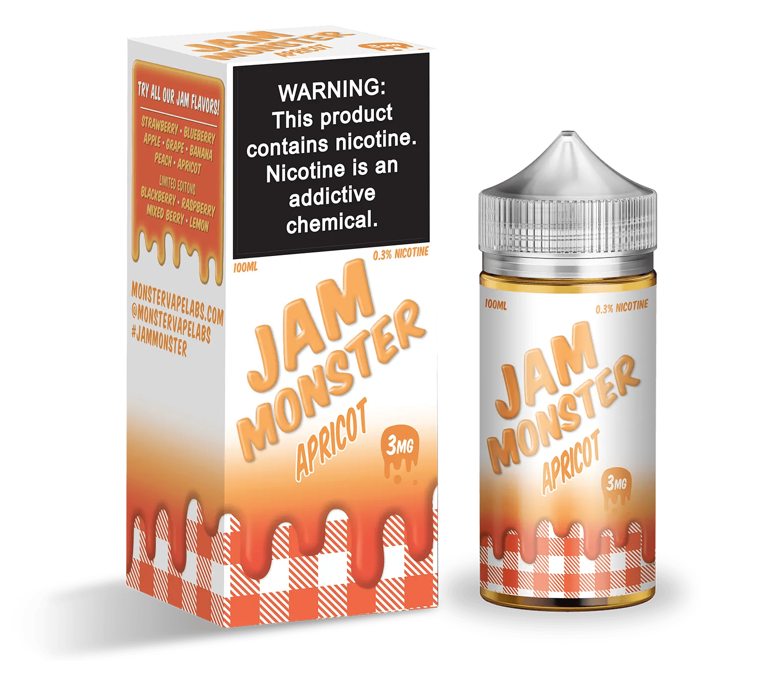 Apricot 100ml - Jam Monster