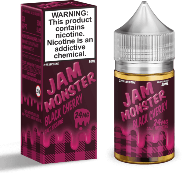 Jam Monster Black Cherry 30ml Nic Salt Vape Juice
