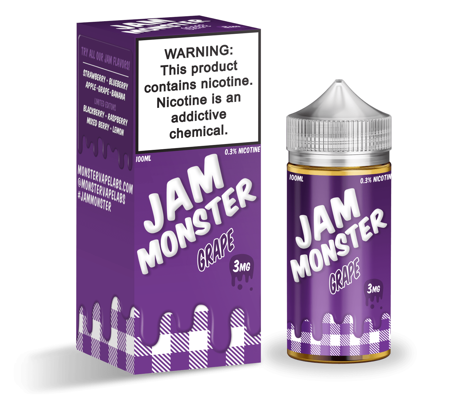 Jam Monster Grape 100ml Vape Juice