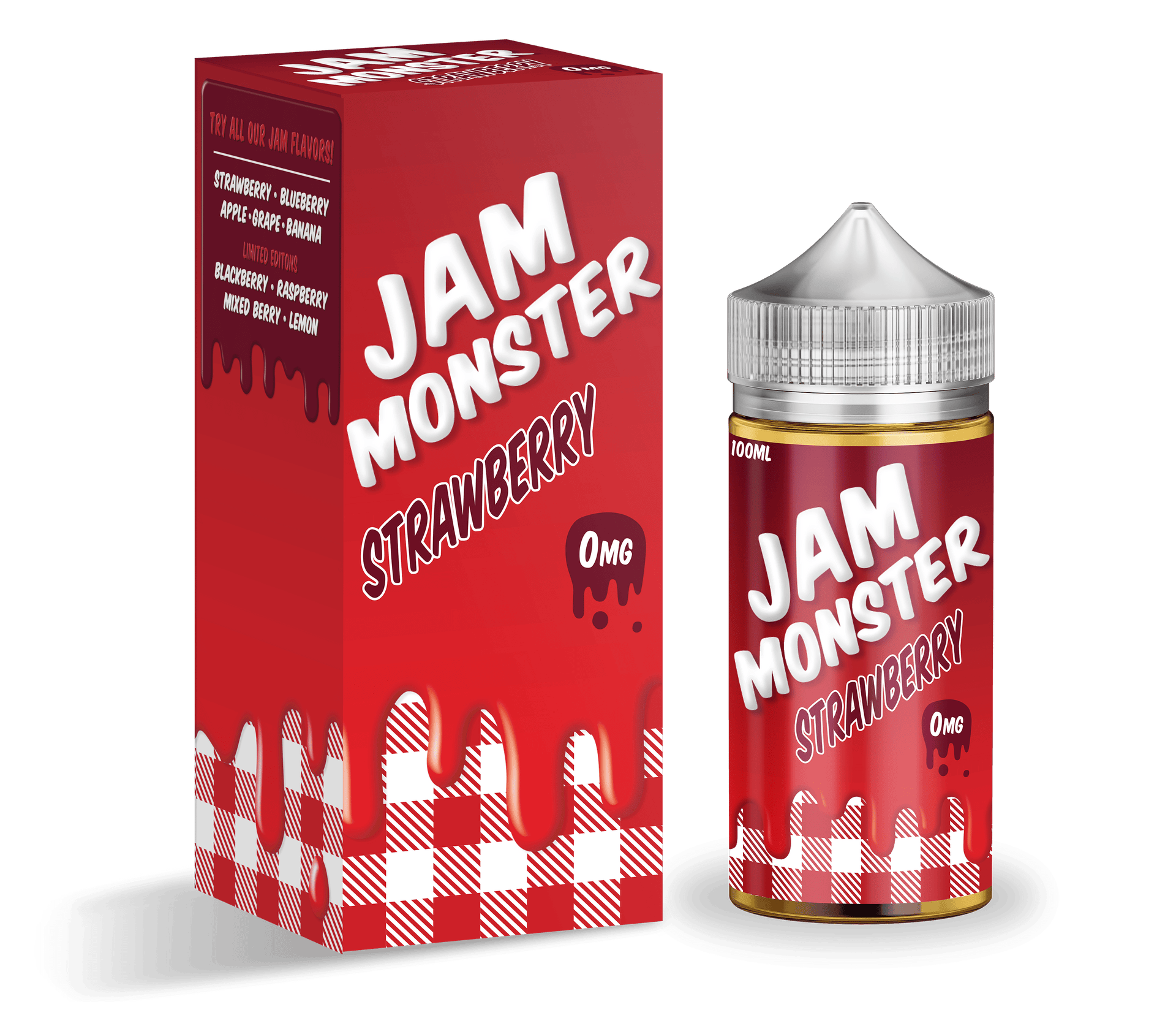 Jam Monster Strawberry 100ml Vape Juice