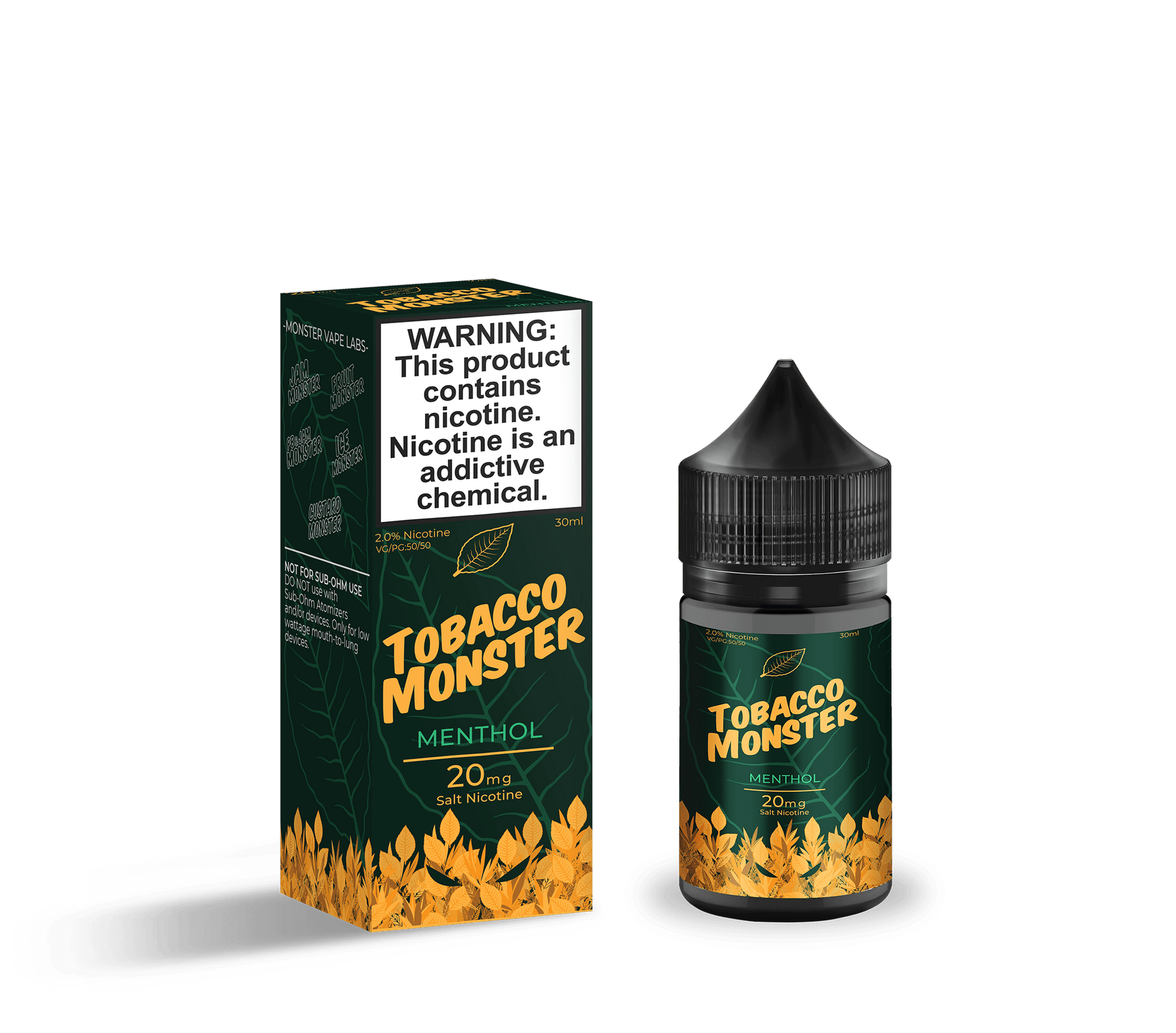 Tobacco Monster Salts Menthol 30ml Nic Salt Vape Juice