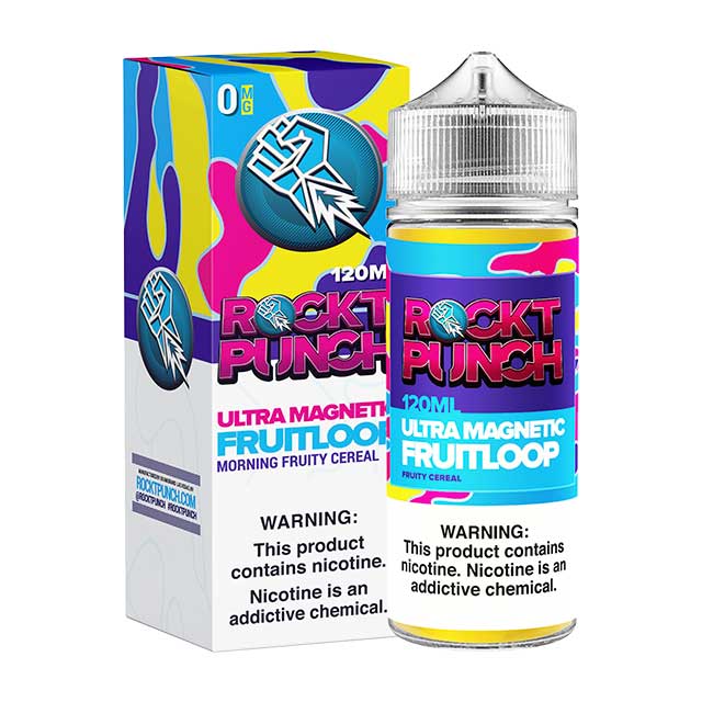 Rockt Punch Ultra Magnetic Fruitloop 120ml Vape Juice