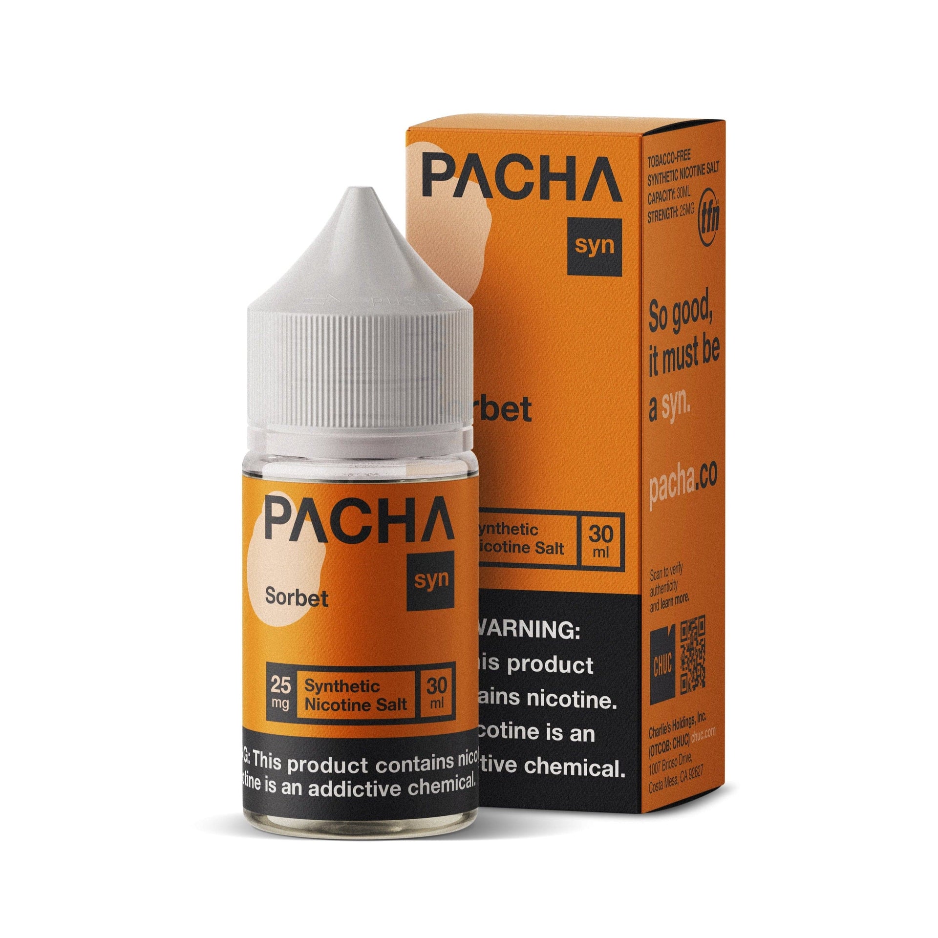 Pacha Syn Sorbet 30ml Nic Salt Vape Juice