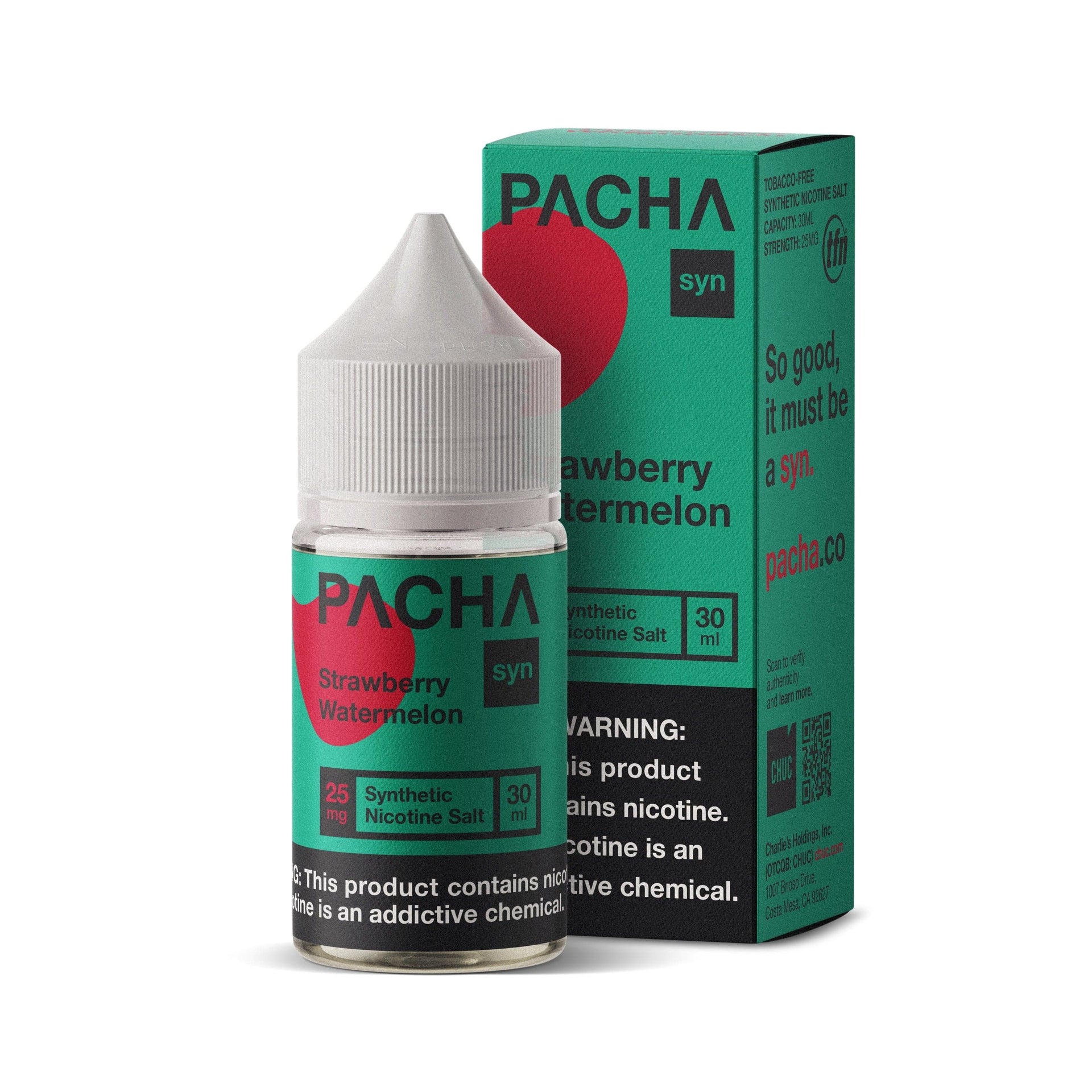 Pacha Syn Strawberry Watermelon 30ml Nic Salt Vape Juice