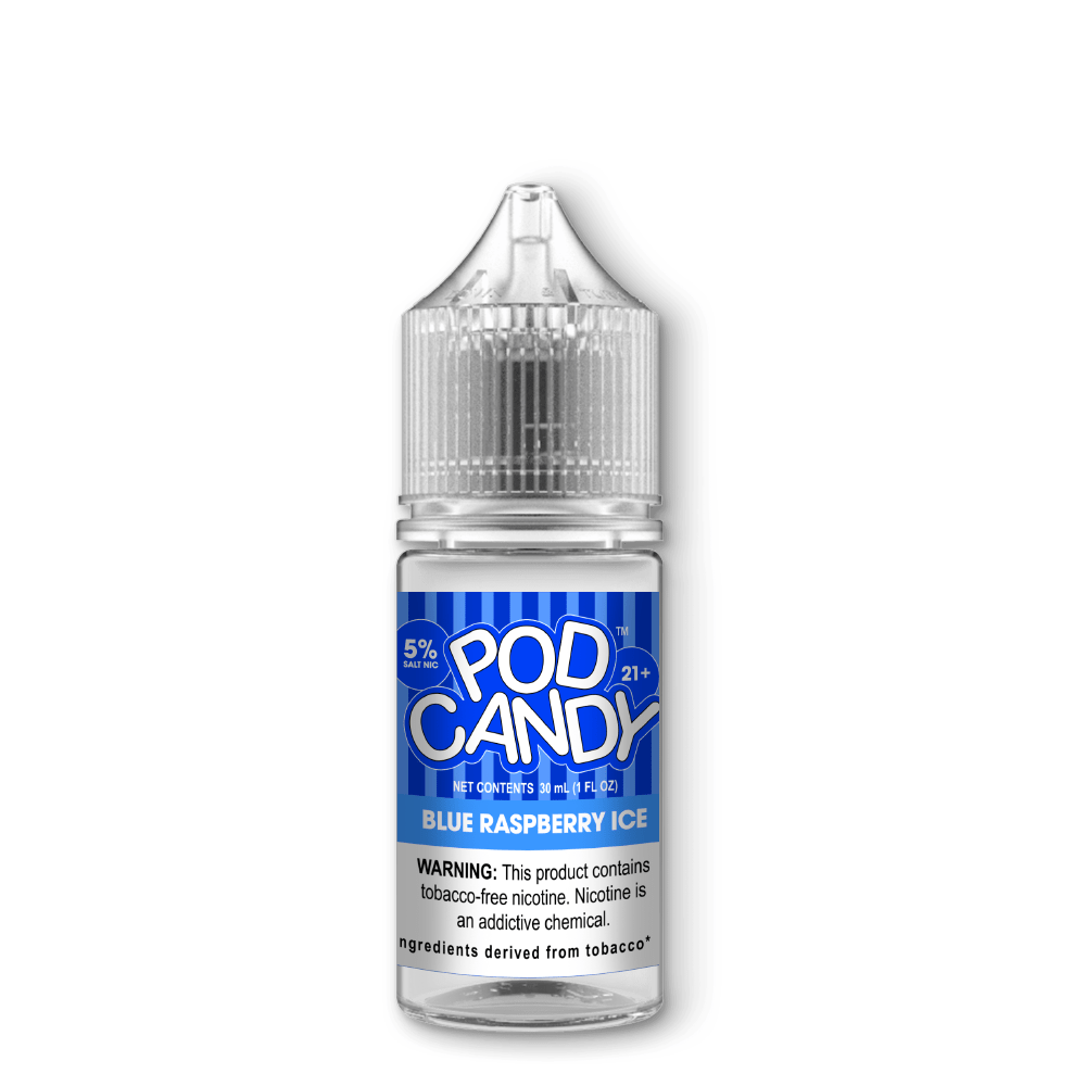 Pod Candy Blue Raspberry Ice 30ml TF Nic Salt Vape Juice