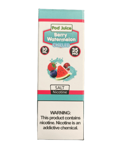 Pod Juice Berry Watermelon Chilled 30ml Nic Salt Vape Juice