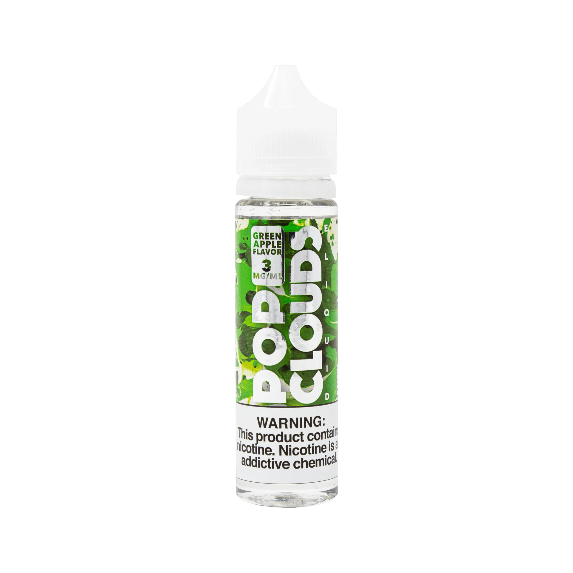 Pop Clouds Green Apple 60ml Vape Juice