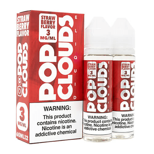 Pop Clouds Strawberry 2x60ml TF Vape Juice