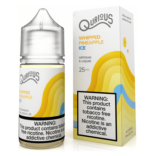 Qurious Salts Whipped Pineapple Ice 30ml Synthetic Nic Salt Vape Juice
