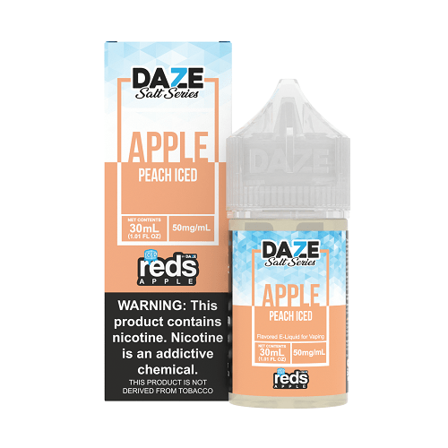Peach ICED 30ml TF Nic Salt Vape Juice - Reds Apple