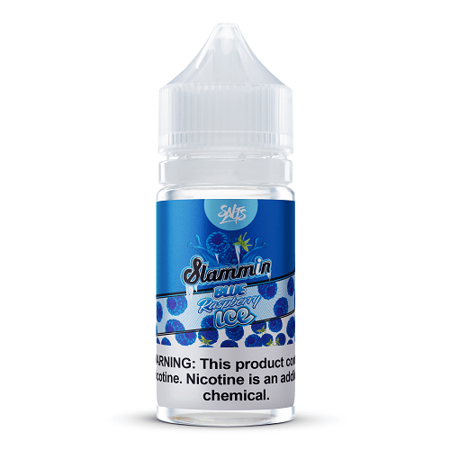 Blue Raspberry Ice 30ml Nic Salt Vape Juice - Slammin