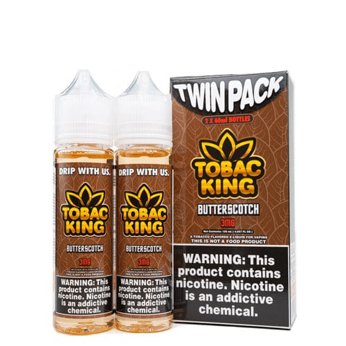 Tobac King Twin Pack Butterscotch 2x 60ml Vape Juice